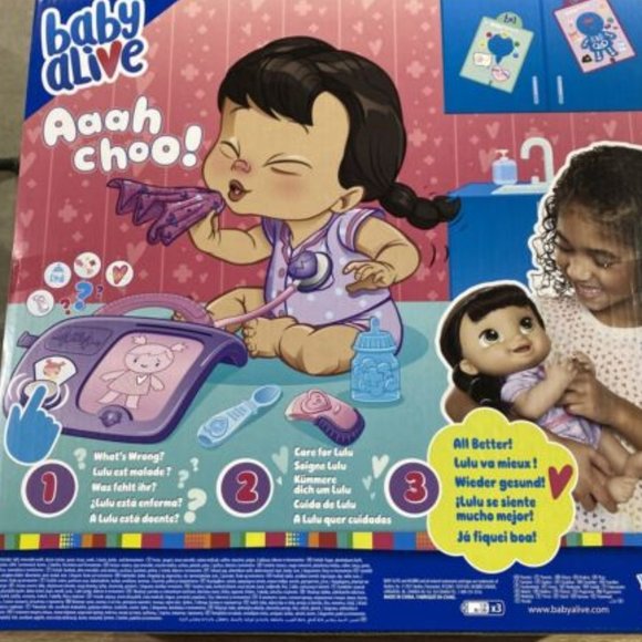 Baby alive lulu achoo dolls by Hasbro BRAND🆕SHIPS FAST🏃‍ 6 DAYS WEEK!😮‍💨⚡🚚 - Picture 7 of 15